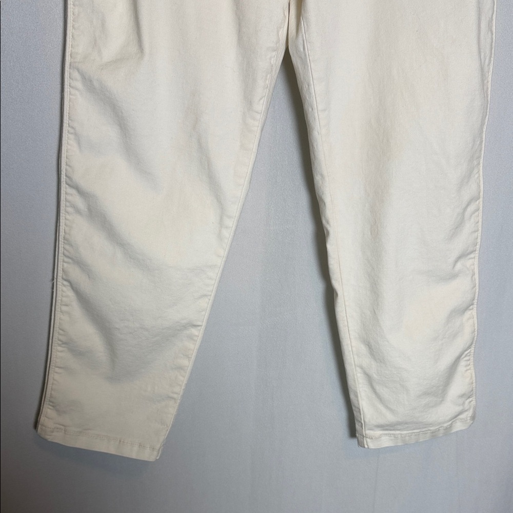 Pistola Women's Ivory Patch Pocket Pants Size 31 in Ivory High Rise Ankle Casual - Picture 3 of 12